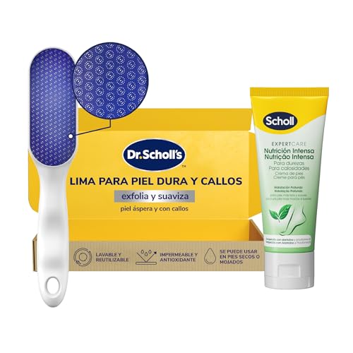 Scholl Lima Manual Nano Cristal Para Pies+ Dr. Scholl's ExpertCare Crema de pies Nutrición Intensa
