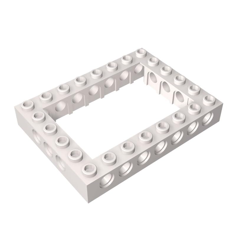 Gobricks GDS-974 Technic Brick 6x8 with Open Center 4x6 10PCS Compatible with Lego 32532 4188143 DIY Parts and MOC Components for Major Brick Brands