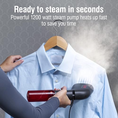 CHI Collapsible Travel 2-in-1 Handheld Garment Steamer & Steam Iron - image 7