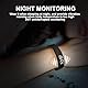 Funmo Vibrationsalarm Erinnerung Uhr, Silent Vibrating Alarm Uhr, persönliche Alarme oder Pille Erinnerungen pro Tag mit Timer und 6 täglichen Alarmen, für Kinder und Erwachsene (Schwarz)