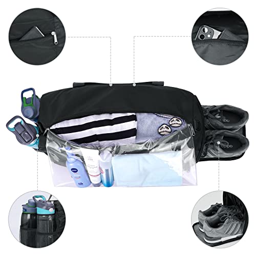 Sportsnew Sports Gym Bag With Shoes Compartment & Wet Pocket Lightweight Yoga Bag For Men And Women thumb #3