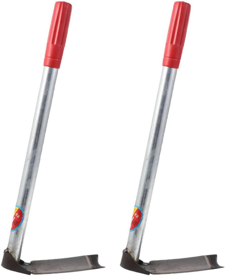 SUPVOX 2pcs Sturdy Garden Hoe Small Hoe Ergonomic Design Weeding Tool for Gardening