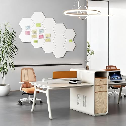 Image of Acoustic Panels, Magrowill 12-Pack Soundproof Wall Panels 12 X 10 X 0.4 Inches, Sound Absorbing Panels with Full Self-Adhesive, Interior Wall Decor Felt Tiles Board