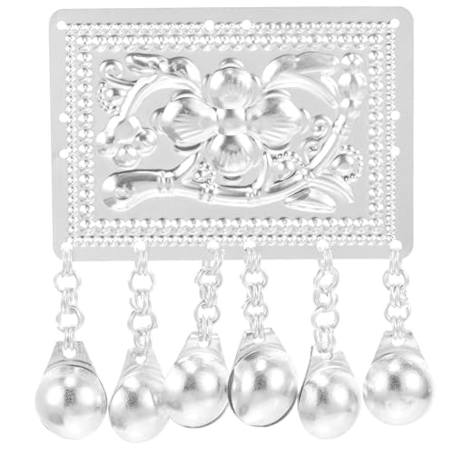 SEWACC Adorno Étnico para Costura de Aluminio Lámina Decorativa para Prendas Accesorio Pequeño para Ropa Decoración Artesanal Patrones Tradicionales Adecuado para Bricolaje y