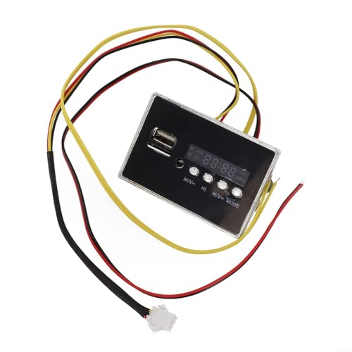 Kids Electric Car Music Player Circuit Board 12V with USB MP3 Interface Battery Display for Ride On Car Accessories Stroller Parts Compatible Audio(No.3 12V)