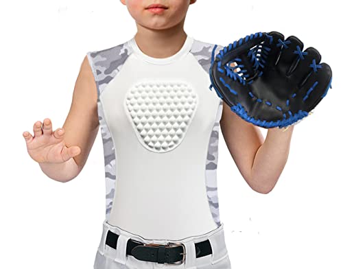 image for Cabasse Youth Chest Protector, Heart-Guard/Sternum Protection Shirt fo