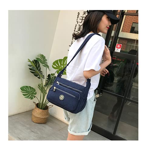Image of Single shoulder Messenger Crossbody Bag Nylon Purse Satchel Travel Women Lady Fashion Top Handle