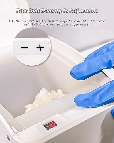 Máquina para hacer sushi, 1200 unidades/H Sushi Bazooka con moldes, kit de rodillos de sushi