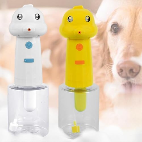 Distributeur de mousse automatique électrique chien bain blanc