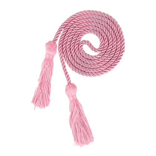 Muswarm 2026 Graduation Honor Cord - 67 Inch Braided Tassel Honor Cords for College Graduation Honor Rope for Bachelor Master Doctoral Commencement Ceremony Decorations (Pink-1)