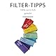 Alien Puff 5er Pack Farbfilterspitzen 60x20mm, Farbige Zigarettenspitzen (Color Tips) - 5 Farben Set (250 Stück)