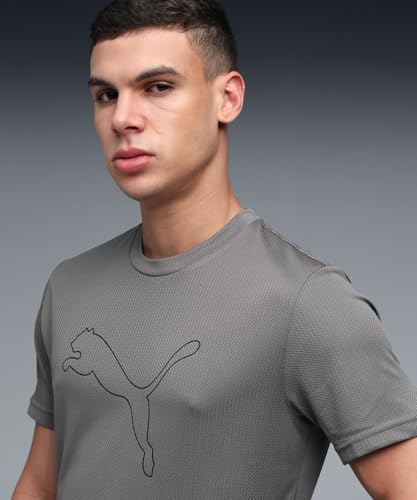 Image of Puma Men Polyester Solid Regular Fit T-Shirt