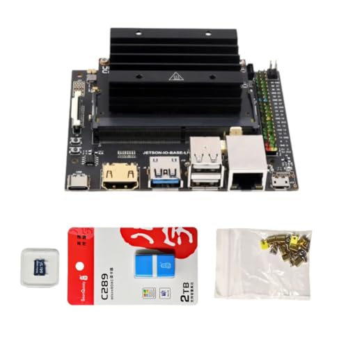 Image of Waveshare Jetson Nano Development Board 4GB with 16GB eMMC | Compact AI Computing Module, USB 3.0, Dual USB 2.0, CSI Camera Port, DC Power Input, Onboard Buttons for Robotics & Edge AI Applications