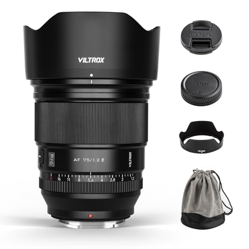 Viltrox AF 75mm F1.2 Pro ] Pœ_Y i\j[ E}Eg/APS-C pjubN a {P AFΉ hohH iE|[g[gBeΉ 戵 Kis