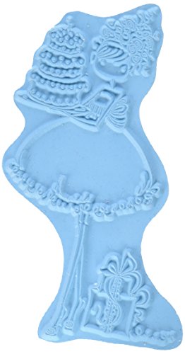 Stamping Bella EB216 Uptown Girl Ava Loves to Celebrate Cling Rubber Stamp, 6.5 x 4.5