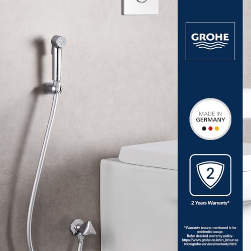 Image of Grohe Tempesta-F Trigger Spray | Health Faucet | Jet Spray For Toilet With Powerful Cleaning | Starlight Chrome Finish | 27512001