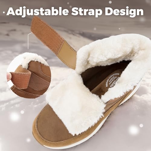 FitVille Womens Wide Snow Boots Fur Lined Boots for Women Winter Warm Boots Wide Width Womens Outdoor Snow Booties4