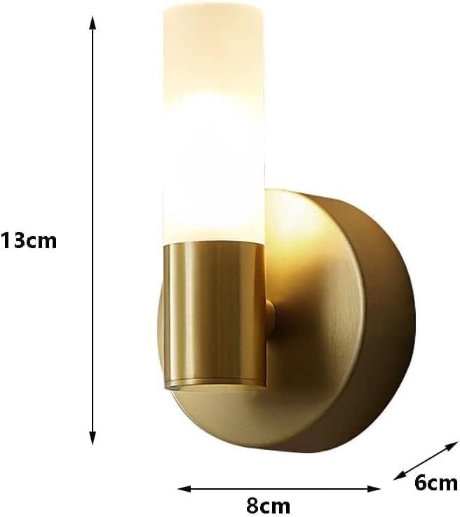 Aplique de pared de metal negro para pasillo y baño moderno 2
