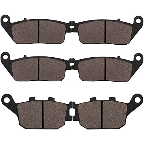 Cnornus Plaquettes de Frein Avant et Arrière pour Honda CBF 600 2004-2011 CB 600 F Hornet 600 2000-2012 CBF 600 N S 2004-2005 CBR 600 F 1995-1998 CBF 1000 Non...