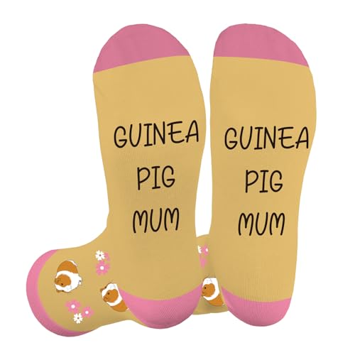 LSVGSAK Guinea Pig Socks Gifts for Women Girls Novelty Socks Guinea Pig Lovers Christmas Birthday Present for Daughter Wife Sister Girlfriend Stocking fillers