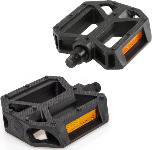 Image of ONBICLE Bicycle Pedal Set MTB Mountain Bikes Free Size Ex. Heavy Duty with Reflectors