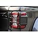 knitting machine 4X Headlight&Rear Tail Light Lamp Guard Cover Trim 4pcs ABS for Jeep for Wrangler 2018-2022 Black 4HTLLGCTFJWJ2, adapt to your car