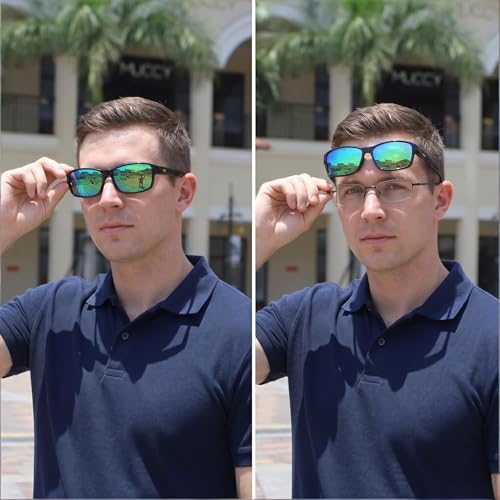 Image of yodo Fit Over Sunglasses for Men & Women - Polarized UV400 Anti-Glare Sunglasses for Driving, Fishing, Cycling