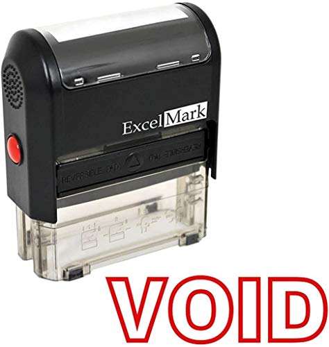 Void Self Inking Rubber Stamp - Red Ink #TOP1