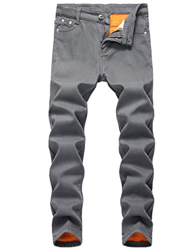 FREDD MARSHALL Boy's Fleece Lined Skinny Fit Jeans