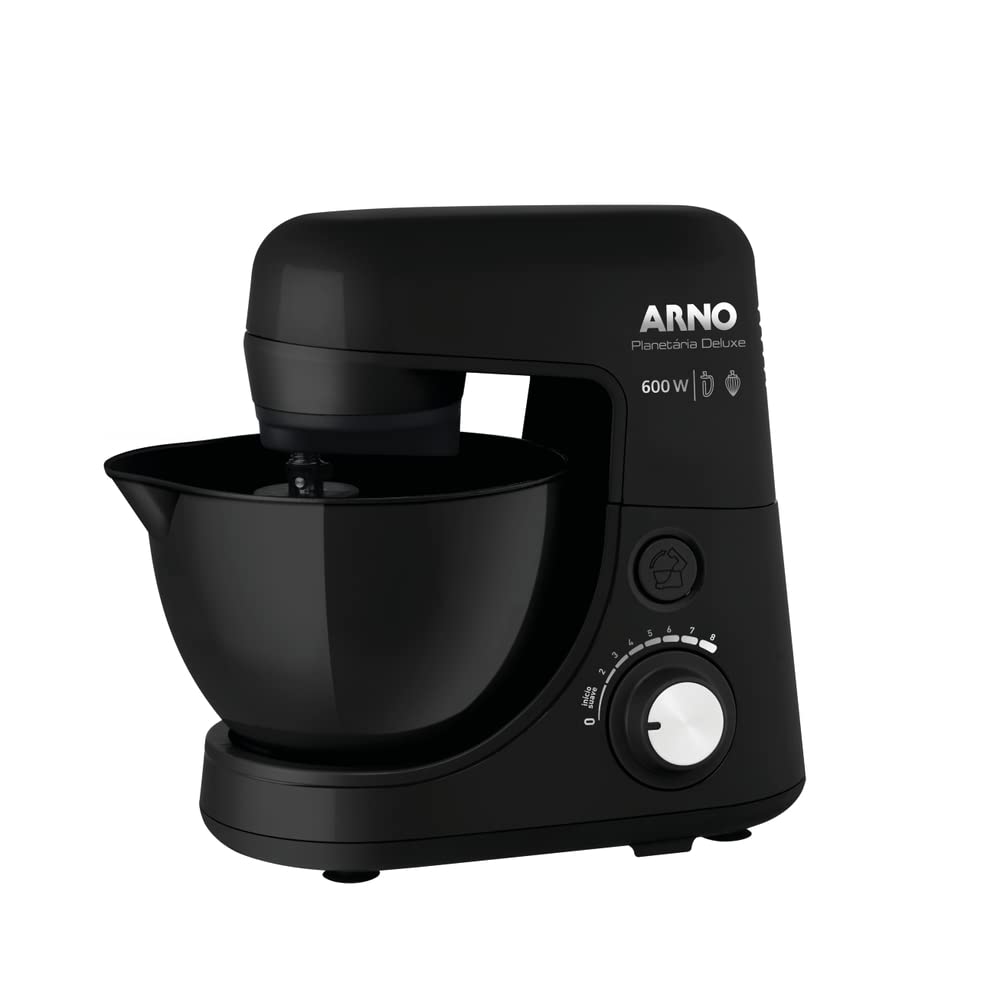 Batedeira Planetária Arno Nova Deluxe 600W Preta SX34