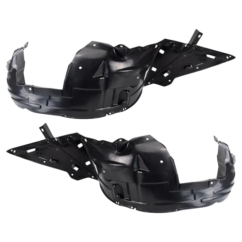 Image of TRQ Front Driver and Passenger Side Inner Fender Liner Set Compatible with 2011-2015 Honda CR-Z