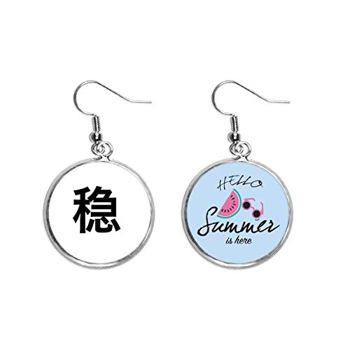Pendientes de sandía divertidos para el lóbulo accesorio de verano