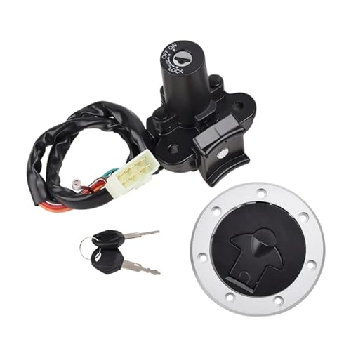 Verrou de commutateur d'allumage avec clé pour moto Kawasaki ZZR400 ZZR600