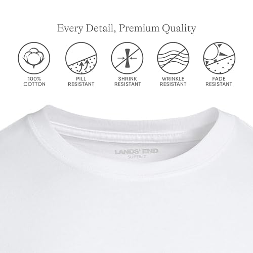 Lands' End Men's Super-T Short Sleeve T-Shirt3