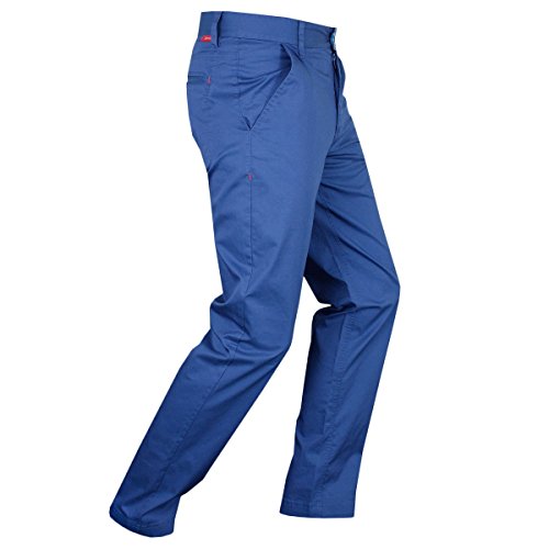 Image of Dwyers & Co Golf Mens Tee-Shot Chino Trousers - Cobalt - 30 Long