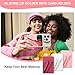 Phone Case Lip Gloss Holder,Silicone Lipgloss Holder with Card Holder,Self-Adhesive Lip Holder Suitable for iPhone and Android(Rose Pink)