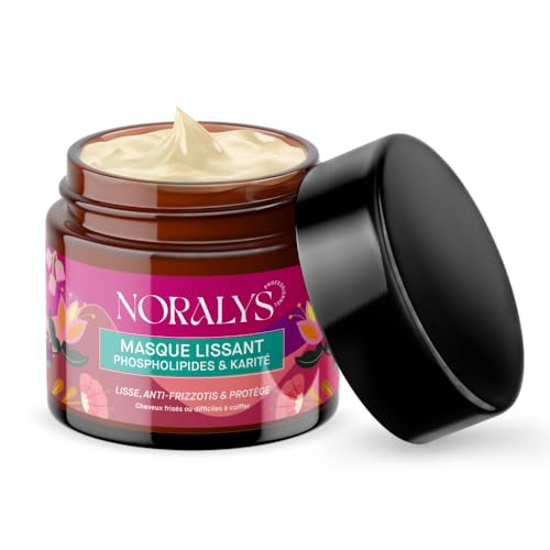 Mascarilla para el cabello con queratina y manteca de karité | Cuidado Hidratante Anti Frisottis Cabello seco y dañado | Mascarilla alisadora profesional Noralys, Reparadora y Nutritiva 200 ml