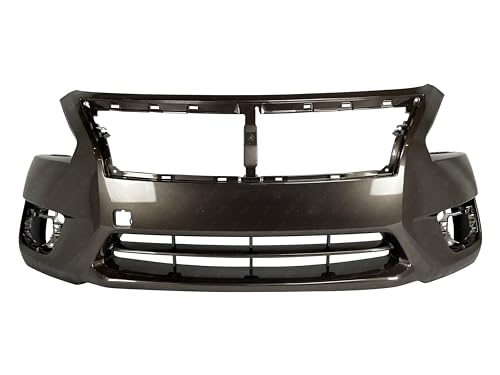 BUMPERS THAT DELIVER - Painted To Match, Front Bumper Cover Fascia PICK YOUR COLOR Compatible with 2013 2014 2015 Nissan Altima Sedan 4dr 13 14 15, NI1000285 (CAJ - Java Metallic)