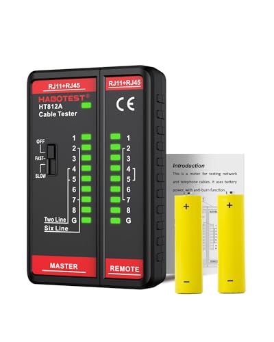 Network Cable Tester Ethernet Tester Tool Ethernet Cable Tester HT812A