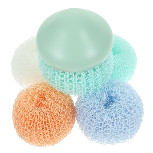 Ciieeo Kitchen Cleaning Brush Set Dish Brush Abs Nylon Bristles Dish Scrubber Replaceable Heads