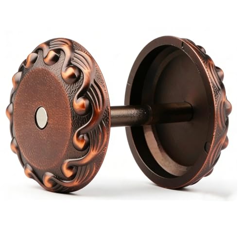 Round Wave Zinc Alloy Door Hole Cover Plate for Hole Filling Decoration