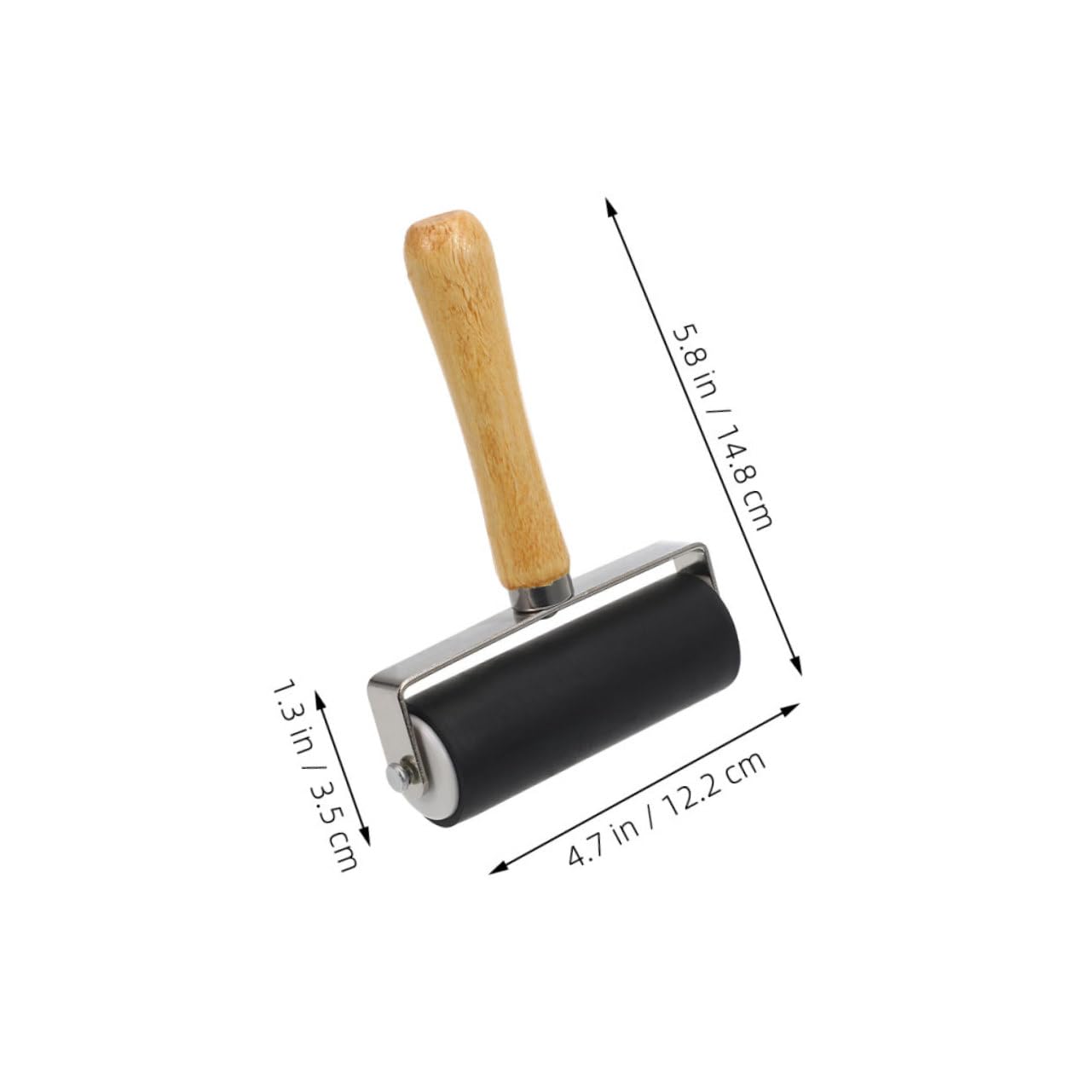 4 Piezas Rodillo de Plástico para Estampado de Herramienta de Pintura Multi Funcional Ligero y Duradero para y Aplicación de Tinta