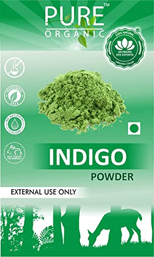 Natural (Indigofera Tinctoria) Indigo Powder Black Dye/Conditioner for Hair Color, Hair Care & Hair Growth, Hair Care for black Hair, For Men & Women -100 Gram, Pack of 1)