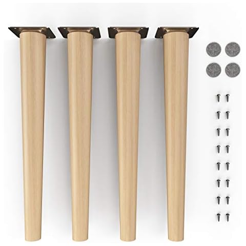 Pieds de meuble en bois Sossai Clif Round Cover