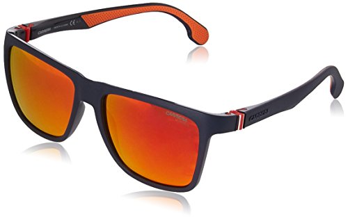 Carrera Men's CA5047/S Square Sunglasses, Matte Blue, 56 mm