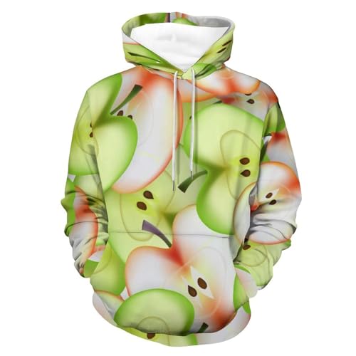 Hoodie Fruits Verts unisexe en taille S, le sweatshirt à capuche confortable