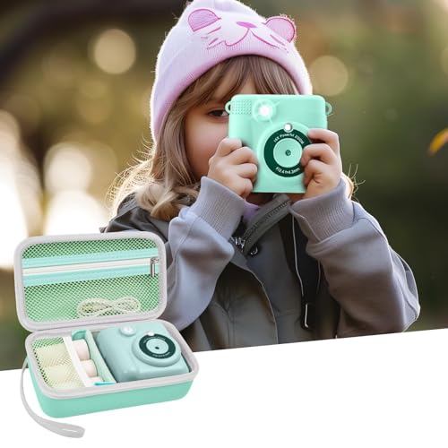 Estuche para cámara instantánea color verde menta miniatura 6