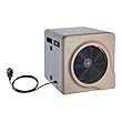 ECOPOOLTECH Mini Wärmepumpe Pool Bis 40.000 l, Poolheizung Elektrisch Heizleistung 5,4 kW, 220V, Heizpumpen für Aufbau-Pools/Schwimmbecken
