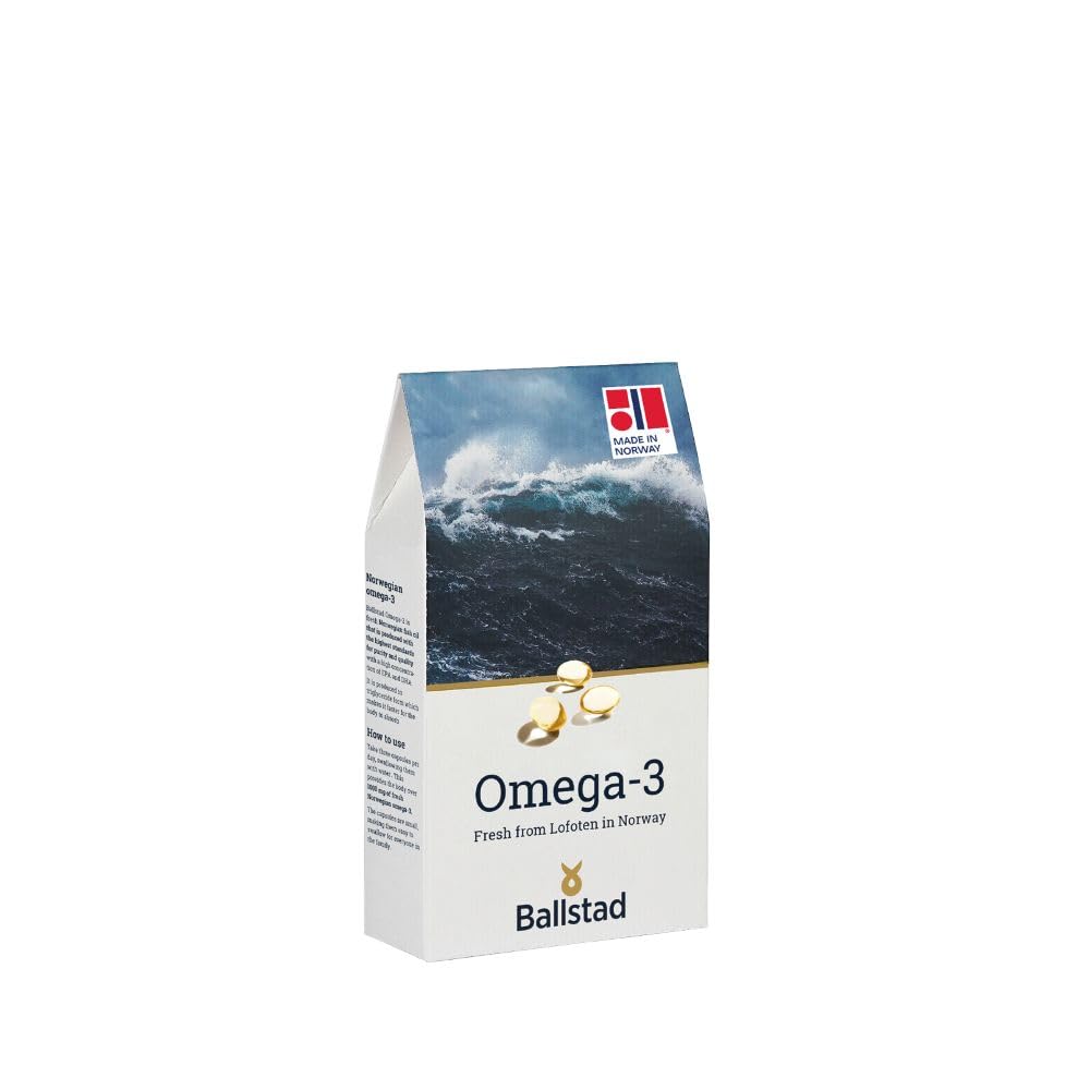 1050mg Omega 3 Fischöl Kapseln 93 Stück - mit 540mg EPA und 390mg DHA. Aus nachhaltigem Fischfang und frei von Zusatzstoffen. Made in Norway. Nachfüllpackung für 1 Monat