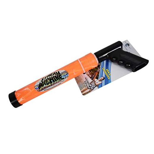 Stream Machine Water Gun Launcher TL-600 17 Inch Single Barrel Water Launcher, Water Soaker Gun Shoots 40+ ft, Pool Squirt Gun for Outdoor Summer Fun, Colors may vary